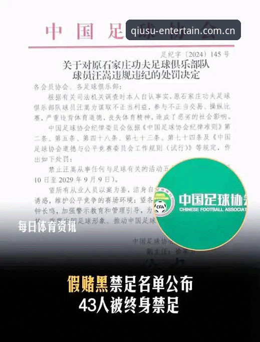 2026娱乐平台新版登录 中国足协第三批禁足名单全面评测:行业震动下的体育竞猜新思考